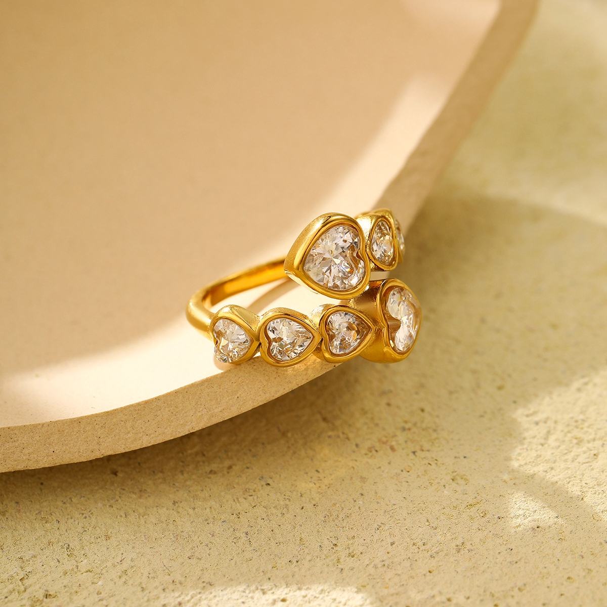 Romisca Ring - 18 K Gold Plated