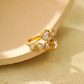Romisca Ring - 18 K Gold Plated