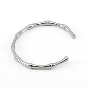 HalfBamboo Bracelet - 18 K Gold Plated