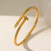 Locked in Love Bracelet - 18 K Gold Plated