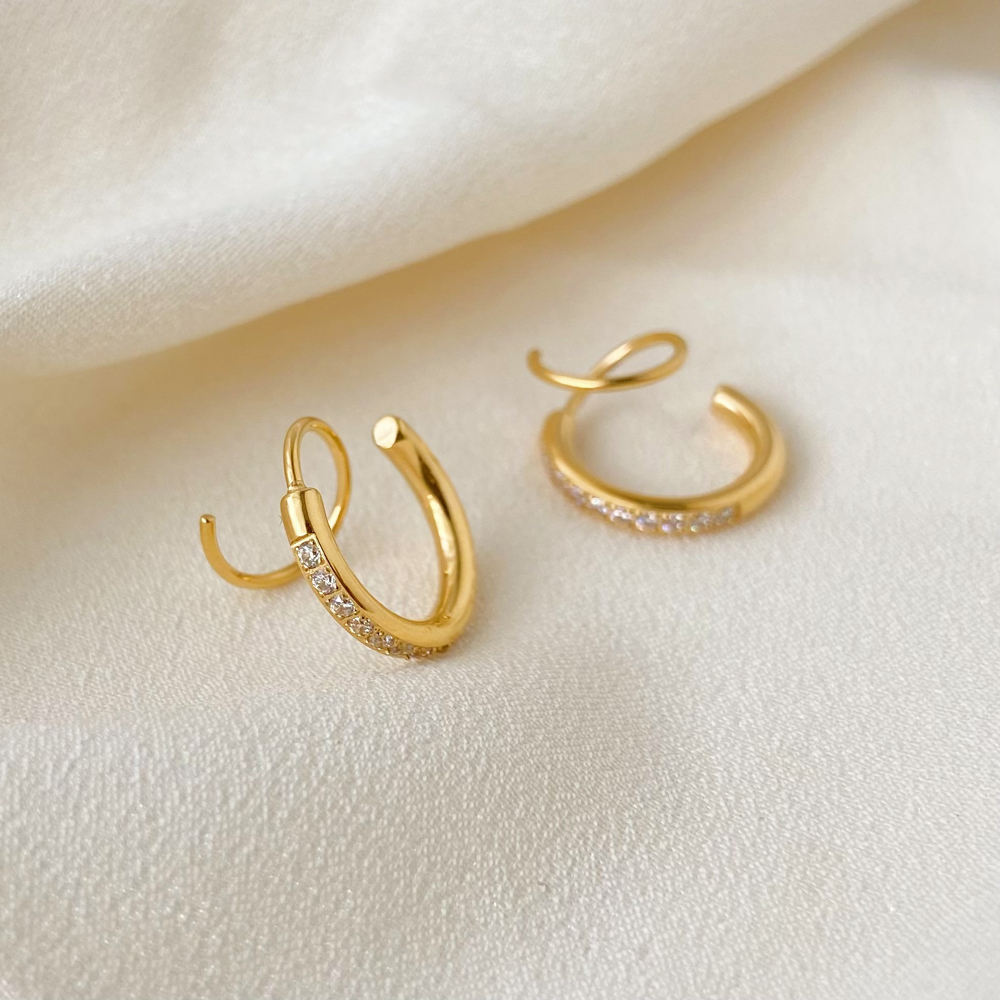 Lovina Earring- 18 K Gold Plated