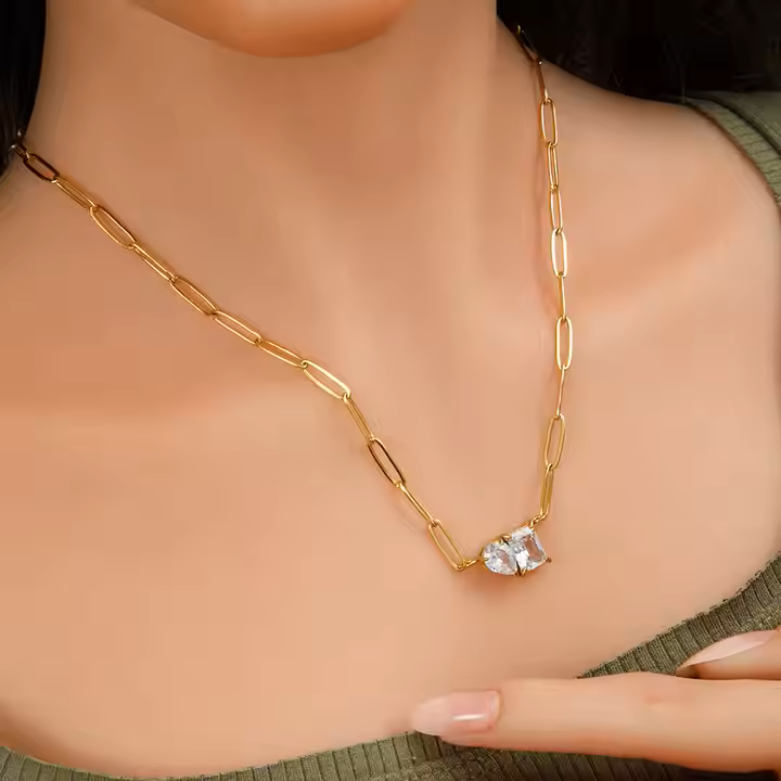 Avyra Neckpiece - 18 K Gold Plated