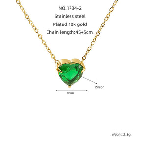 Amoris Pendant Set - 18 K Gold Plated