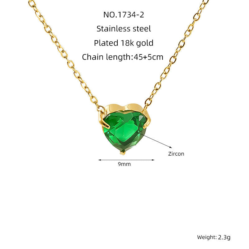 Amoris Pendant Set - 18 K Gold Plated