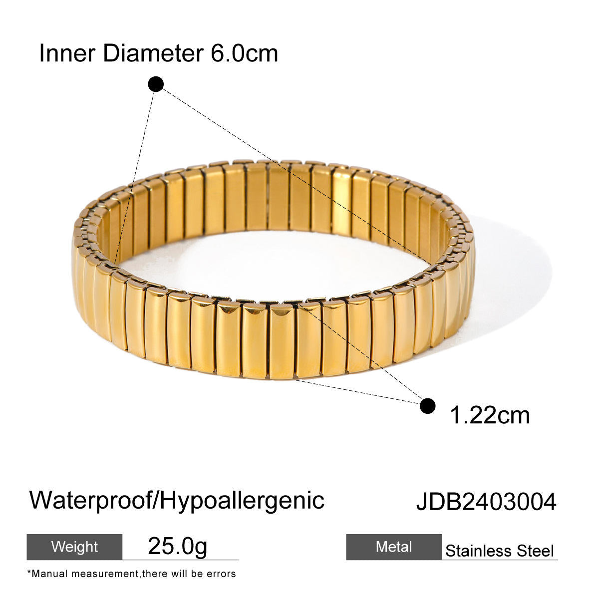 HopeBand Bracelet - 18 K Gold Plated