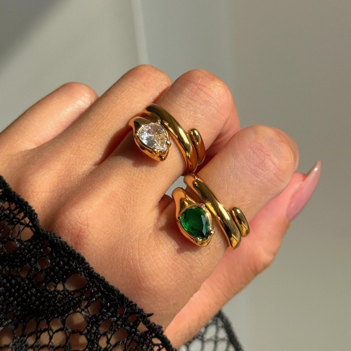 Lorina Ring - 18 K Gold Plated