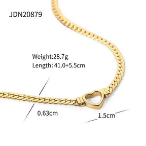 Zinnia Neckpiece - 18 K Gold Plated