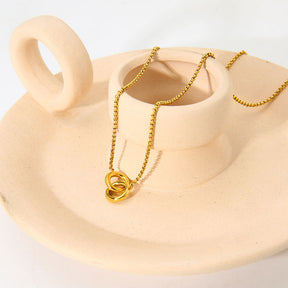 Forever Yours Pendant Set - 18 K Gold Plated