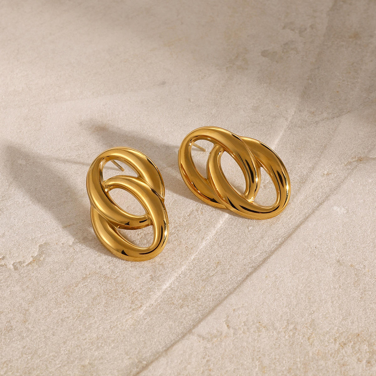 Stardust Earring - 18 K Gold Plated