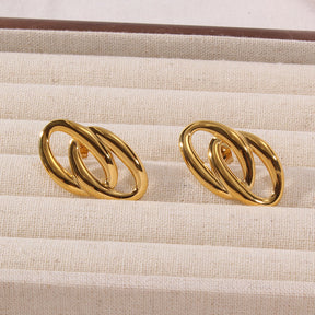 Stardust Earring - 18 K Gold Plated