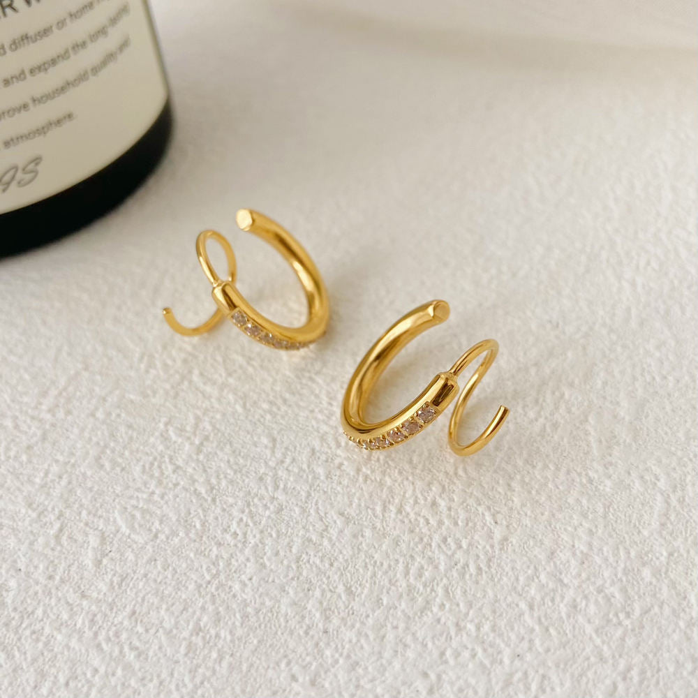 Lovina Earring- 18 K Gold Plated