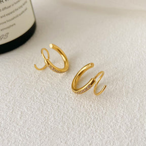 Lovina Earring- 18 K Gold Plated
