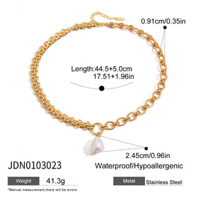 Majestee Neckpiece - 18 K Gold Plated