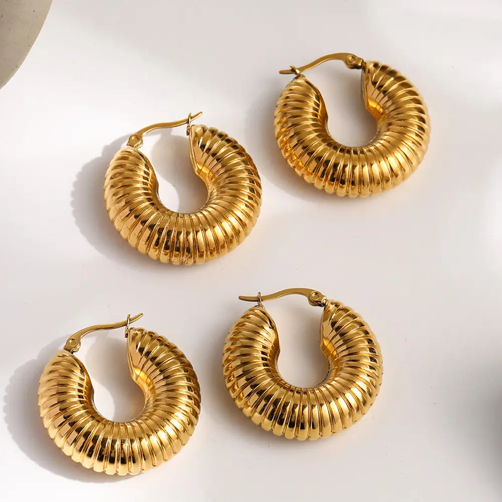 Carolina Earring - 18 K Gold Plated