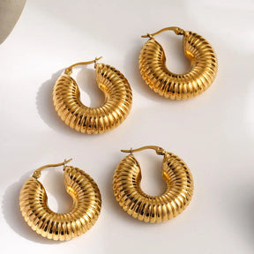 Carolina Earring - 18 K Gold Plated