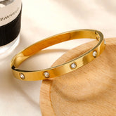 Bold Essence Bracelet - 18 K Gold Plated