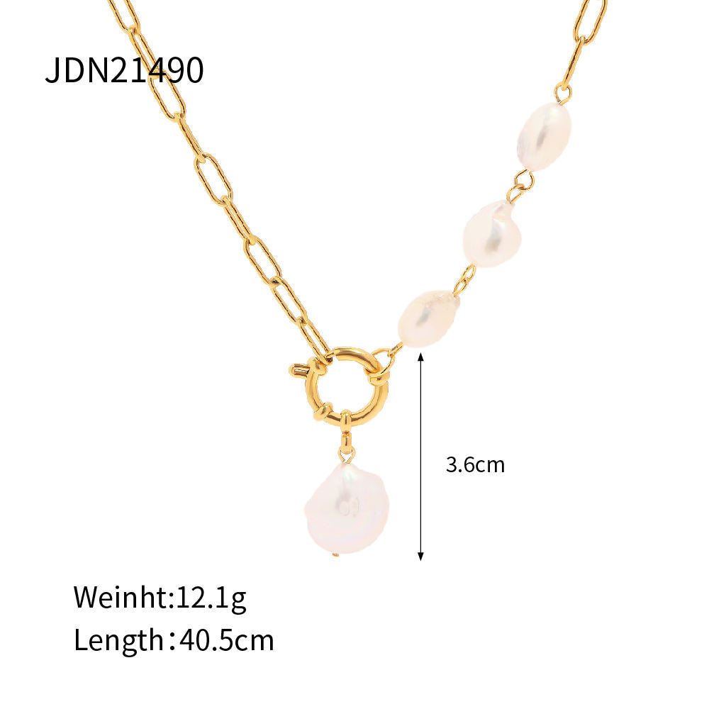 Searella Neckpiece - 18 K Gold Plated