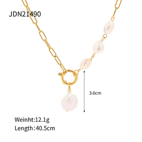 Searella Neckpiece - 18 K Gold Plated