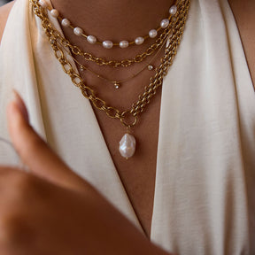 Majestee Neckpiece - 18 K Gold Plated