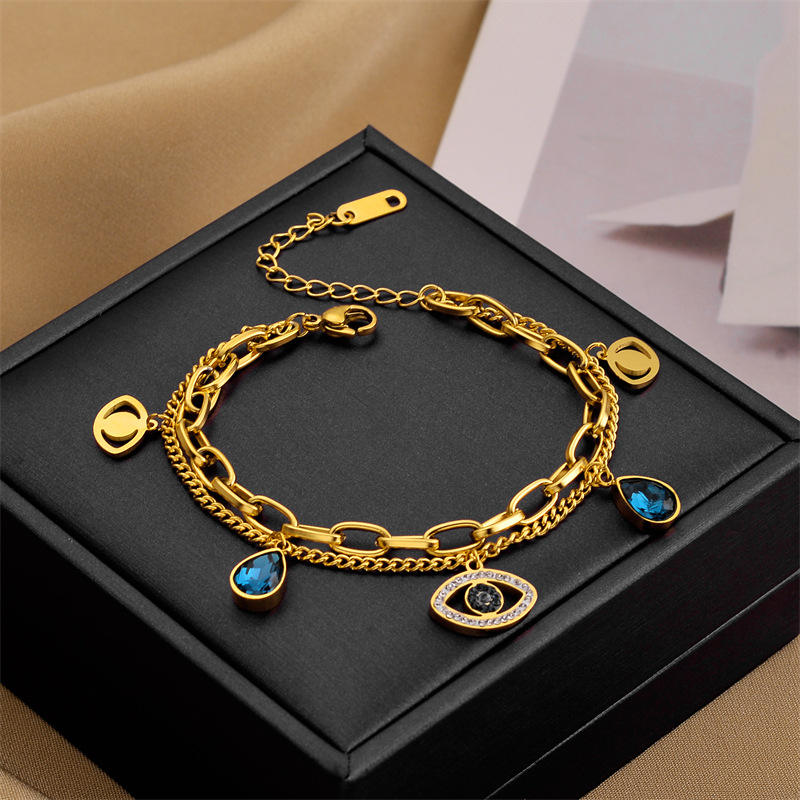 Blue Moon Bracelet - 18 K Gold Plated