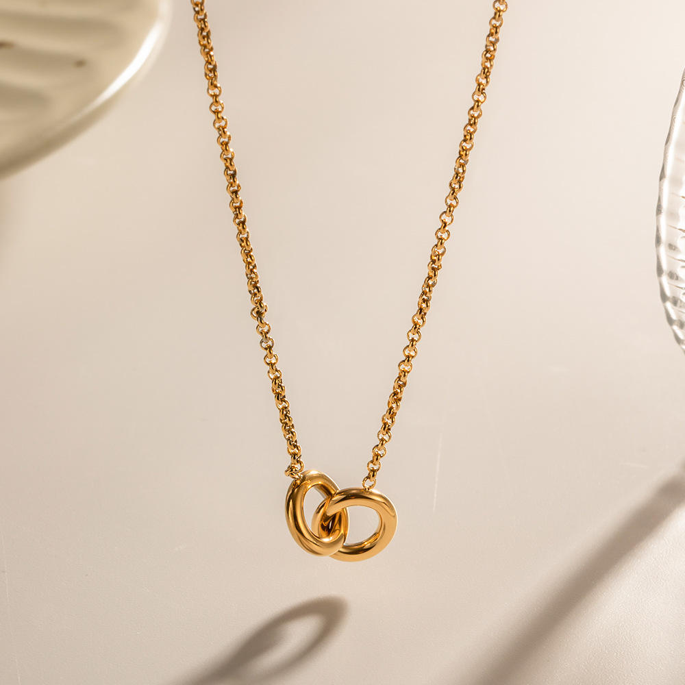 Forever Yours Pendant Set - 18 K Gold Plated