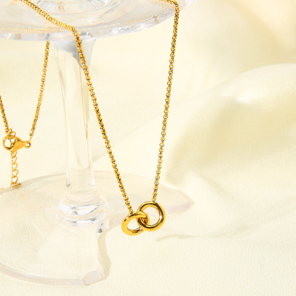 Forever Yours Pendant Set - 18 K Gold Plated
