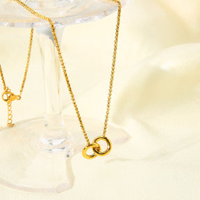 Forever Yours Pendant Set - 18 K Gold Plated