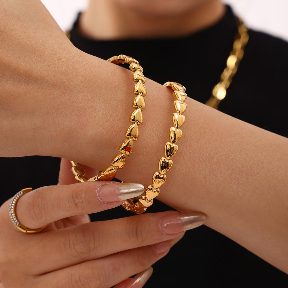LinkedLove Bracelet - 18 K Gold Plated