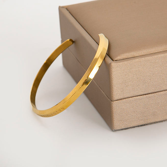 CharmCurve Bracelet - 18 K Gold Plated (Adjustable)