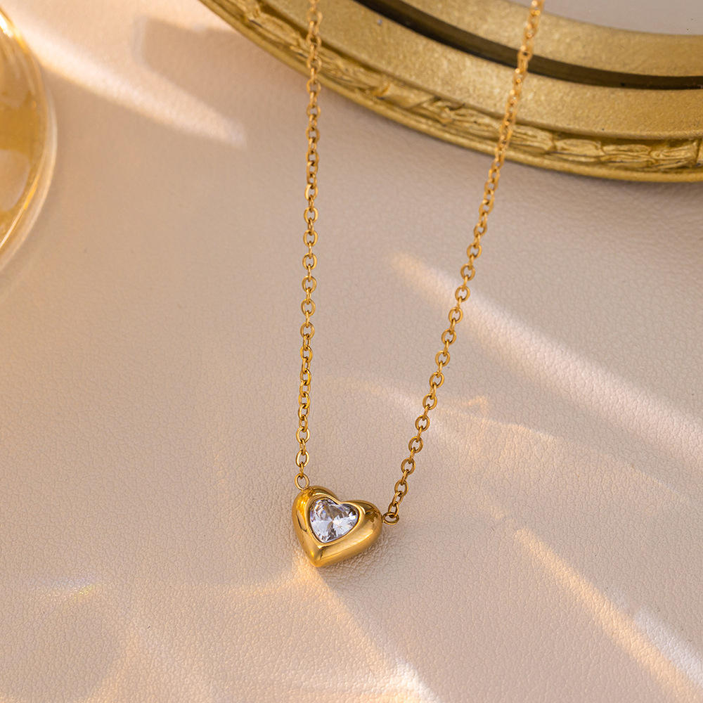 Viora Pendant Set- 18 K Gold Plated