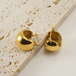 Everyday Hoops - 18 K Gold Plated