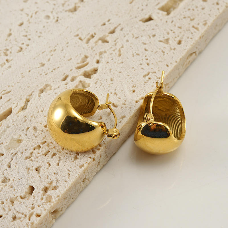 Everyday Hoops - 18 K Gold Plated