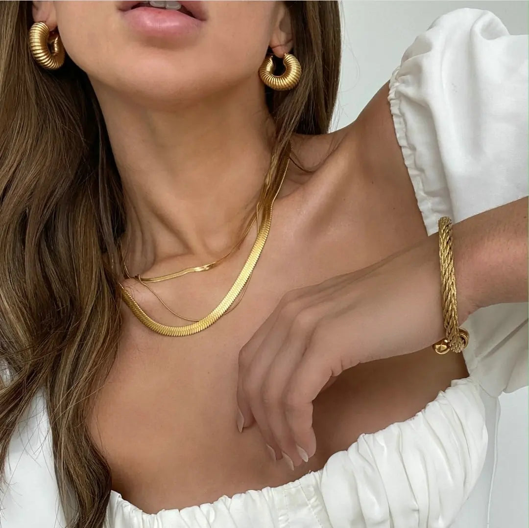 Carolina Earring - 18 K Gold Plated