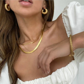 Carolina Earring - 18 K Gold Plated