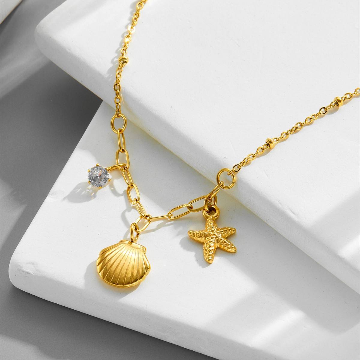 Infinite Wishes Neckpiece and Bold Essence Bracelet Combo Set
