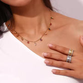 Twinkle Neckpiece- 18 K Gold Plated