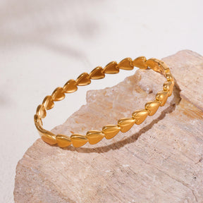 LinkedLove Bracelet - 18 K Gold Plated