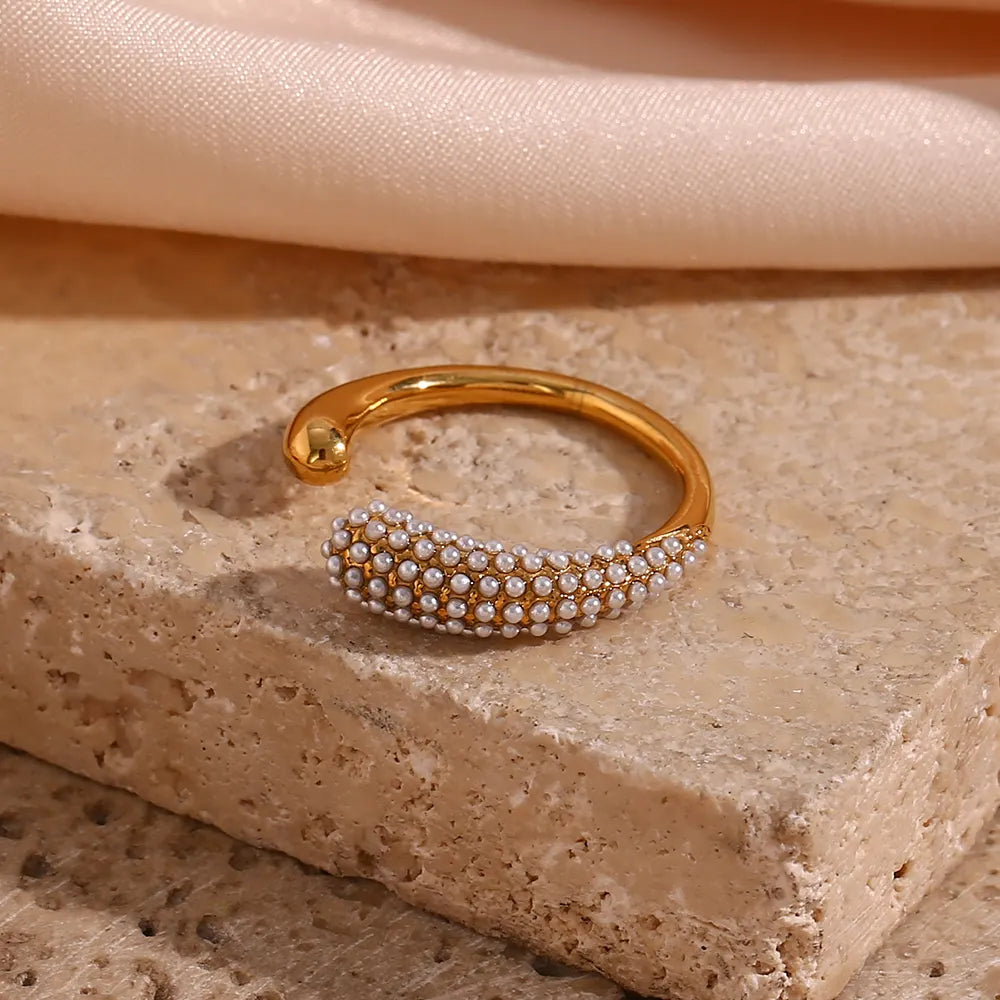 Jovie Ring - 18 K Gold Plated (Adjustable)