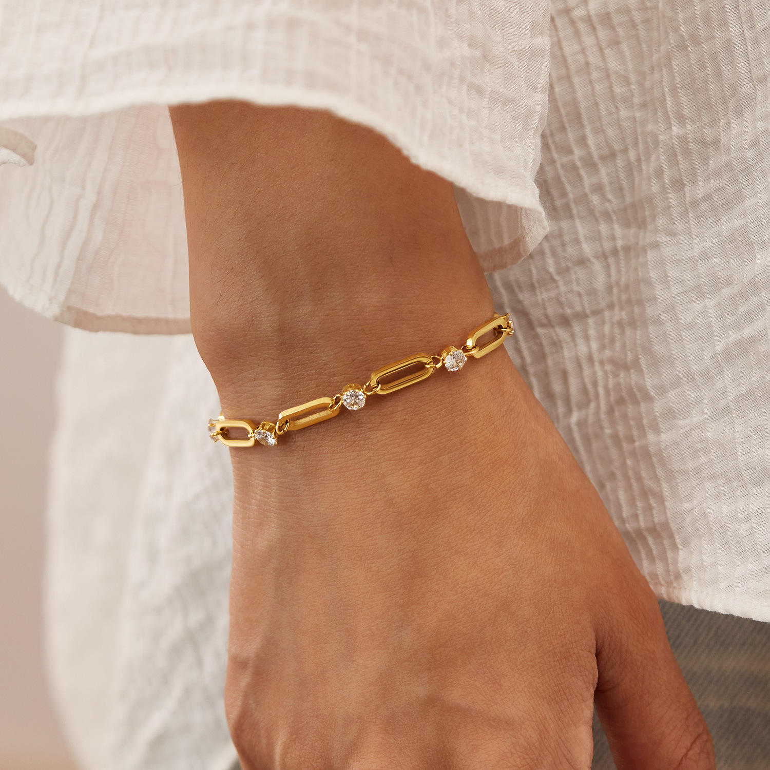 Meira Neckpiece and Mira Bracelet Combo Set