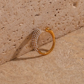 Jovie Ring - 18 K Gold Plated (Adjustable)
