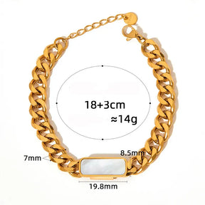 Knight Loop - 18 K Gold  (Men's Bracelet)