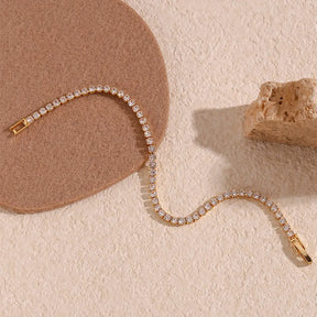 Moonstone Bracelet - 18 K Gold Plated