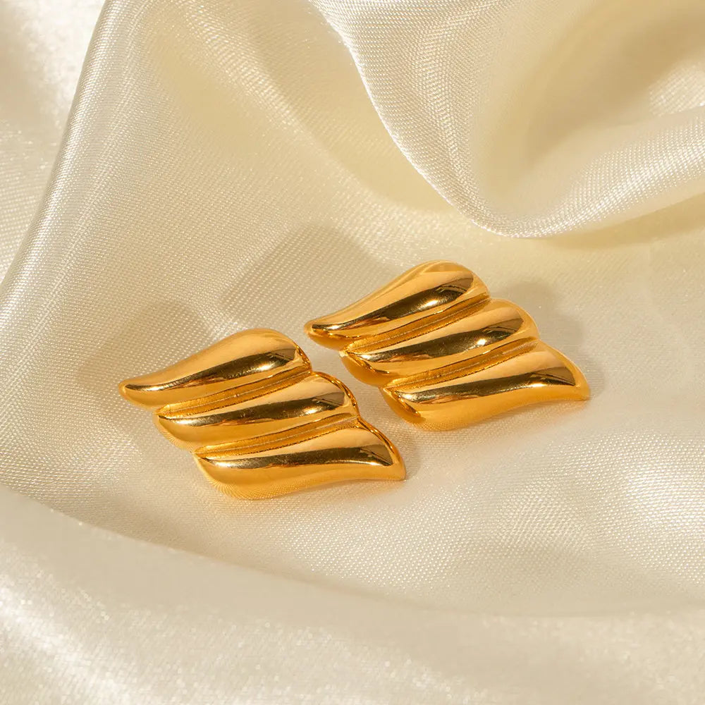 Alina Earring - 18 K Gold Plated