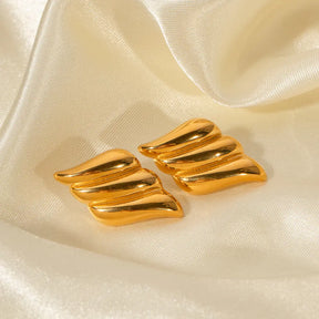 Alina Earring - 18 K Gold Plated