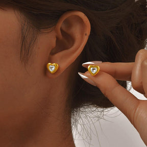 Viora Pendant Set- 18 K Gold Plated