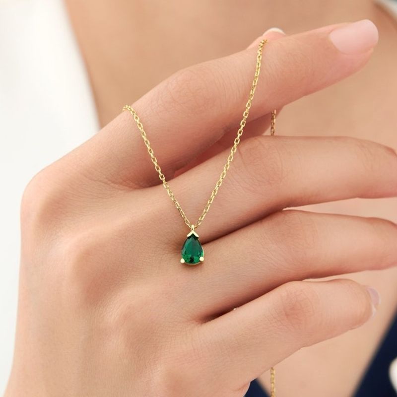 Mini Ray Pendant Set - 18 K Gold Plated