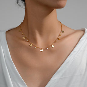 Belya Neckpiece - 18 K Gold Plated