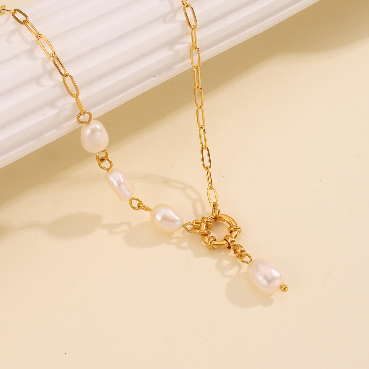 Searella Neckpiece - 18 K Gold Plated