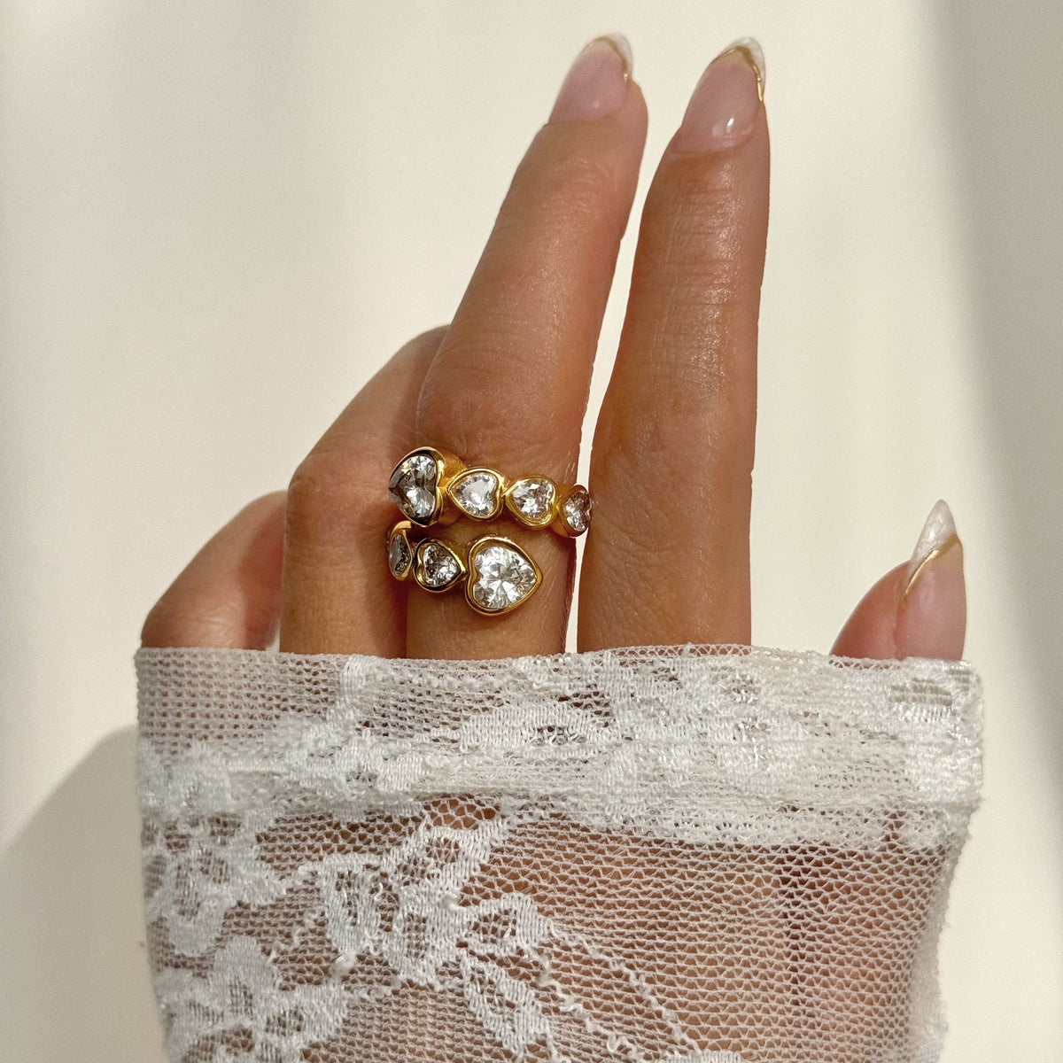 Romisca Ring - 18 K Gold Plated
