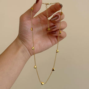 Cherie Neckpiece - 18 K Gold Plated